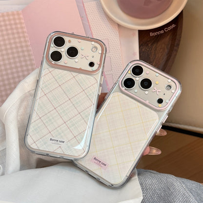 Preppy Pastel Plaid Pattern Case for iPhone