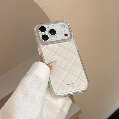 Preppy Pastel Plaid Pattern Case for iPhone
