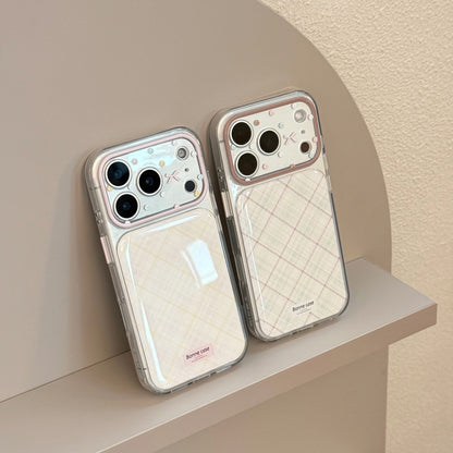 Preppy Pastel Plaid Pattern Case for iPhone