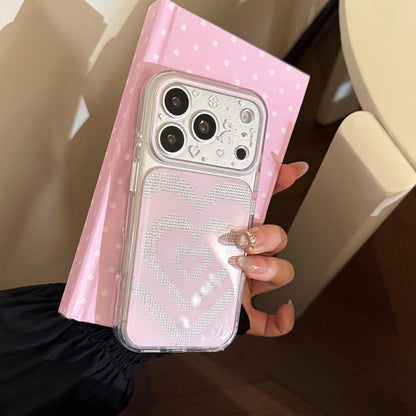 Bling Rhinestone Glitter Heart & Star Case for iPhone