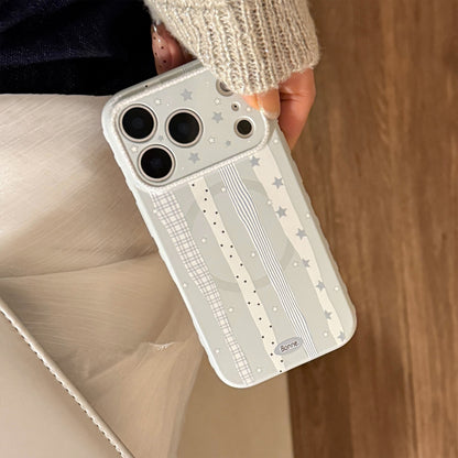Starry Night Ribbon Case for iPhone | Magnetic Star Ring Stand Available
