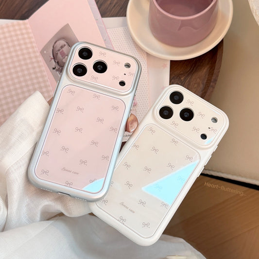 Minimalist Mini Bow Pattern Case for iPhone