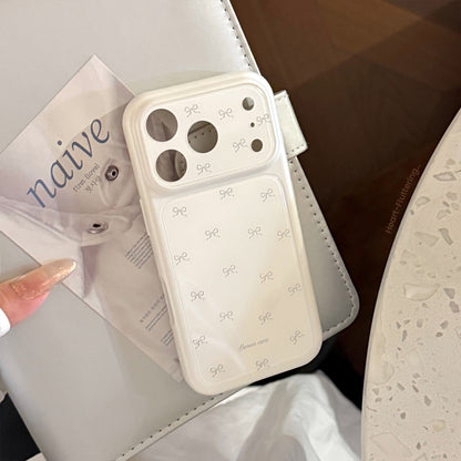 Minimalist Mini Bow Pattern Case for iPhone