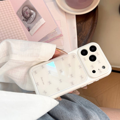 Minimalist Mini Bow Pattern Case for iPhone