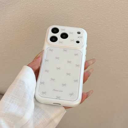 Minimalist Mini Bow Pattern Case for iPhone
