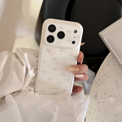 Minimalist Mini Bow Pattern Case for iPhone